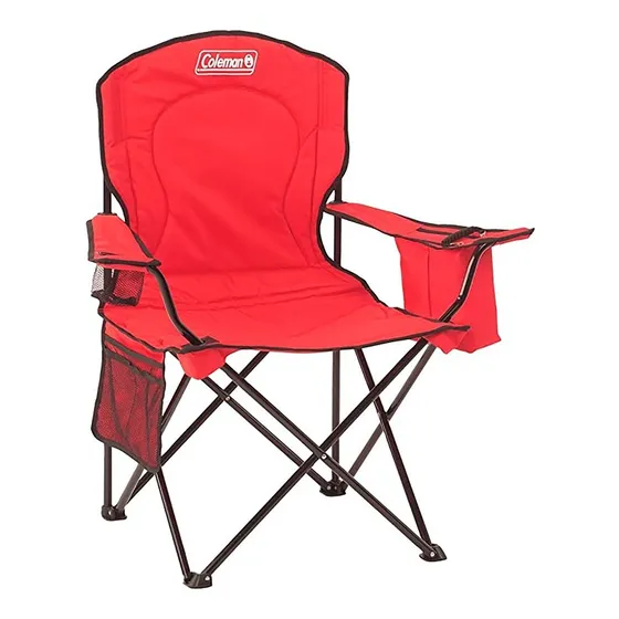 Silla Plegable Chaircooler Coleman® Mini Hieleralateral,roja Color Rojo