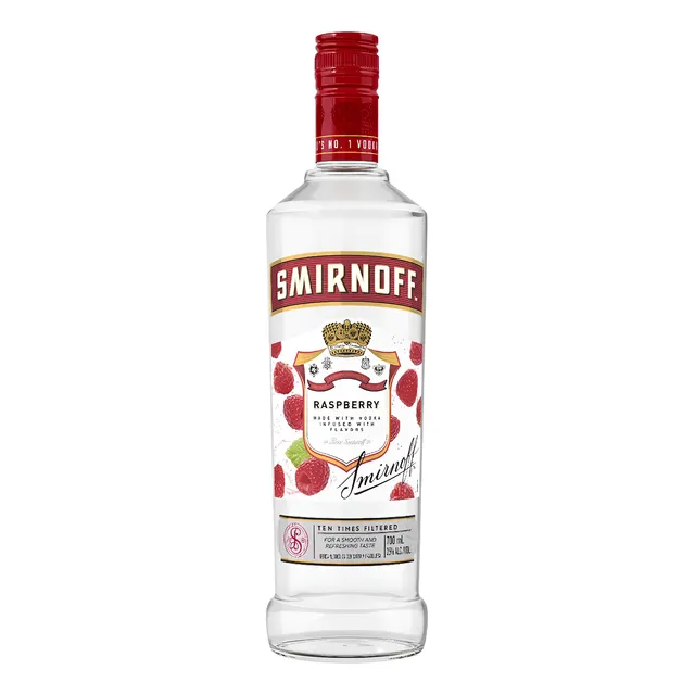 Vodka Smirnoff Raspberry 700 Ml / Uy, Qué Trago