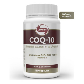 Coenzima Q10 200mg Por Porção 120 Cápsulas Vitafor Coenzima Q10 200mg Por Porção 120 Cápsulas Vitafor