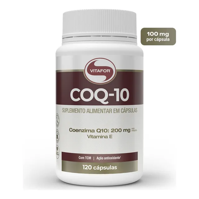 Coenzima Q10 200mg Por Porção 120 Cåpsulas Vitafor Coenzima Q10 200mg Por Porção 120 Cåpsulas Vitafor