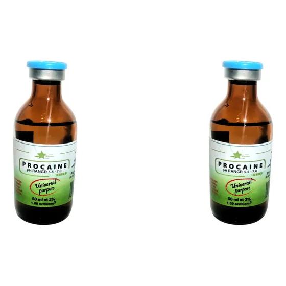 2 Frascos De Procaina Al 2% 50ml