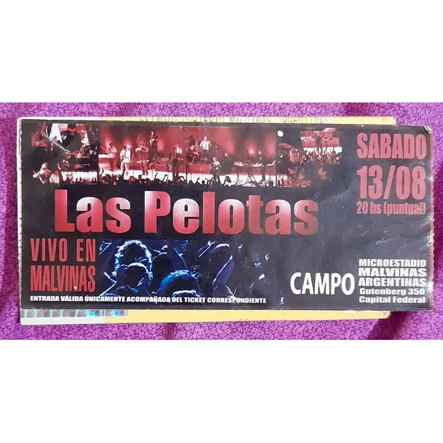 Entrada De Colección Las Pelotas