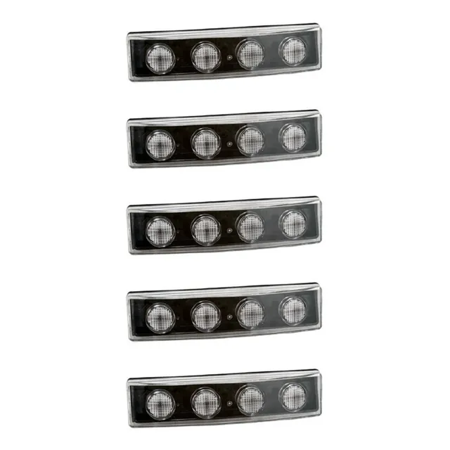 Kit 05 Lanternas Quebra Sol Para Scania S4 114 124 Pgr Led