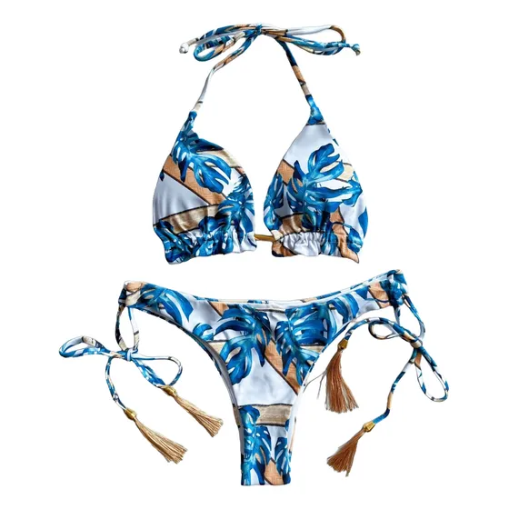 Bikini Regulable Zimelu Sexy Mujer Con Push-up - Talla M