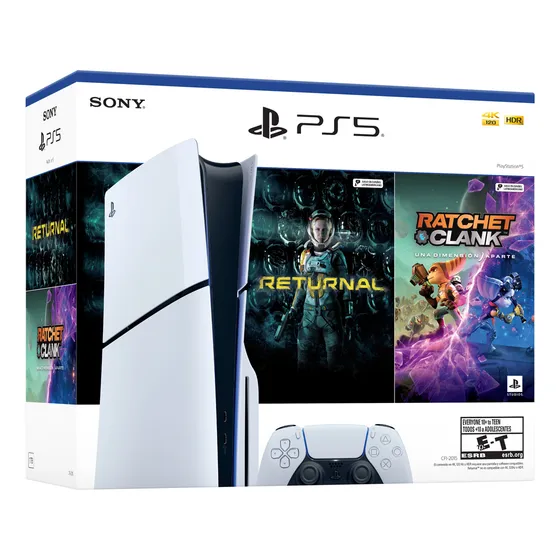 Playstation Ps5 Standard Slim 1tb + Ratchet & Clark+returnal