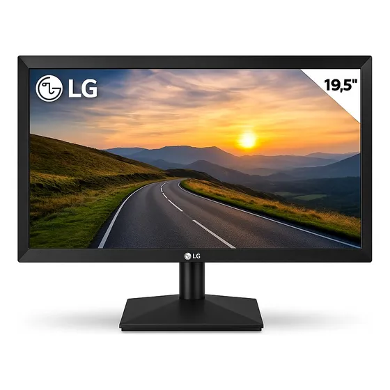 Monitor LG Led 19.5 20mk400h-b Ajuste De Inclinação Hdmi Vga