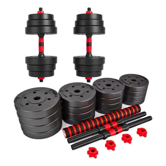 Kit De Pesas 40 Kg Ejercicio Mancuernas Termoformadas