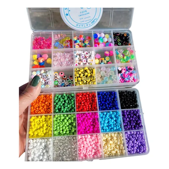 Kit Para Armar Pulseras Bijouterie Mostacillas Set X 2