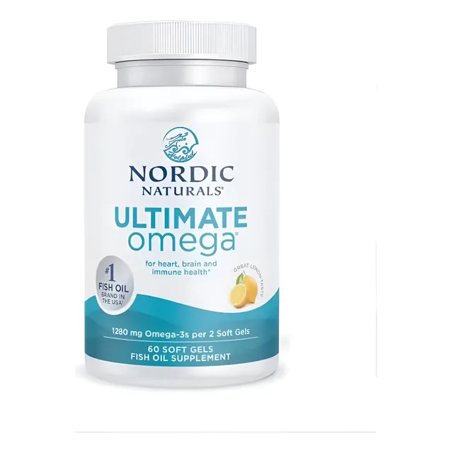 Nordic Naturals Omega 1280mg - Suplemento En Cápsulas Limón