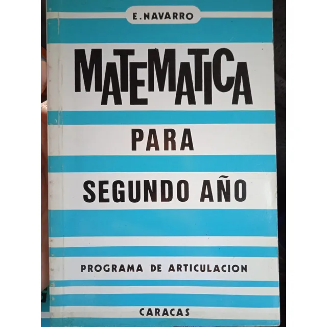 Matemática Teoría 5to Año / Enrique Navarro 