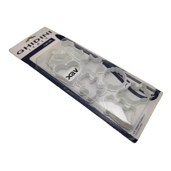 8 Moldes Galletas Plastico Ghidini F. 6898 Xavi