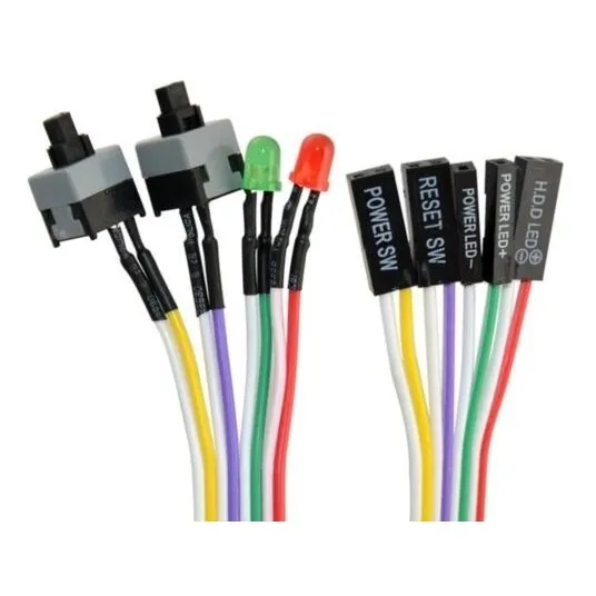 Cable Botón De Encendido Pc Completo