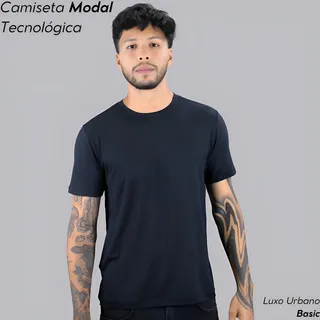 Camiseta Masculina Tech T-shirt Modal Anti Odor NĂŁo Amassa Camiseta Masculina Tech T-shirt Modal Anti Odor NĂŁo Amassa