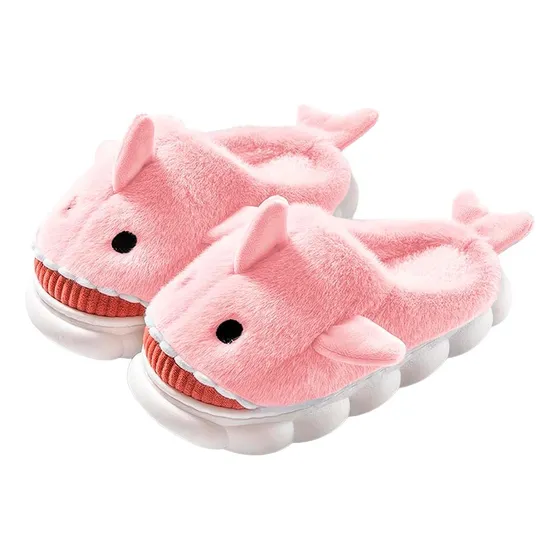 Pantuflas Para Niños Y Niñas Con Forma De Tiburón