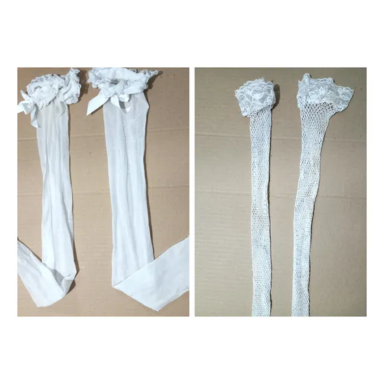 Combo 2 Pares Medias Disfraz Halloweenusado Leer Descripción