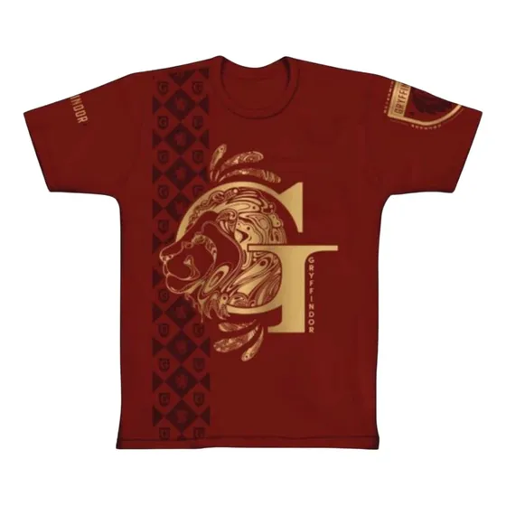 Camiseta Grifinoria Hogwarts Harry Potter Geek Nerd Presente