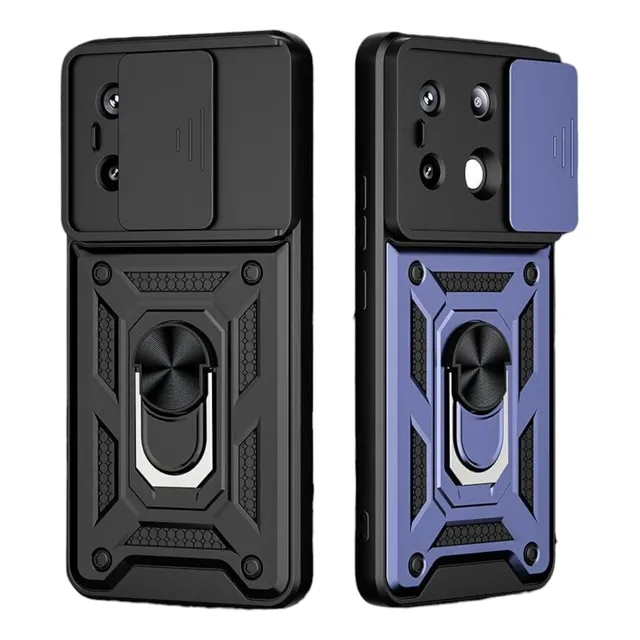 Funda Antigolpe Reforzada Con Anillo Armor Para Xiaomi