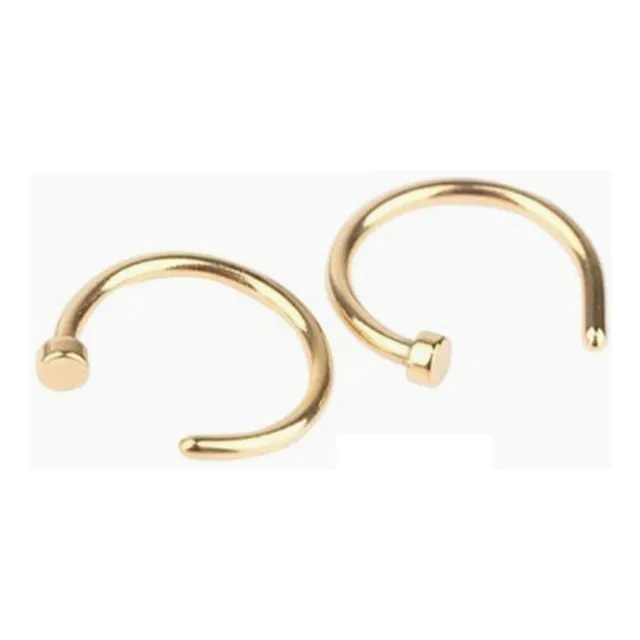 Aro Falso Para La Nariz Y Labios Piercing Acero Inoxidable