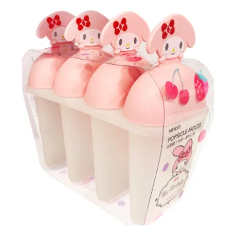 Molde Para Helado 4 Paletas Mymelody Rosado Mniso