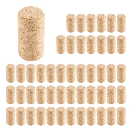 Tapones De Corcho Para Botellas De Vino Y Cerveza, 50 Unidad