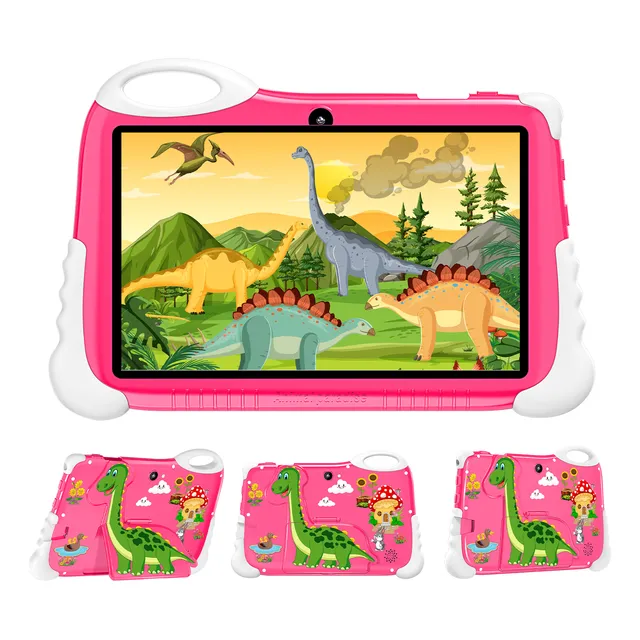 Android 11 Tablet Aprende Niños Con Funda 7'' Wifi 6+128gb