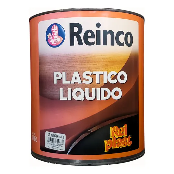 Plastico Liquido Exterior Marino Brillante De Galon Reinco