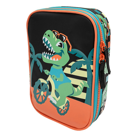Estojo Grande Color Dino Miami - Puket Cor Preto Estojo Grande Color Dino Miami - Puket Cor Preto