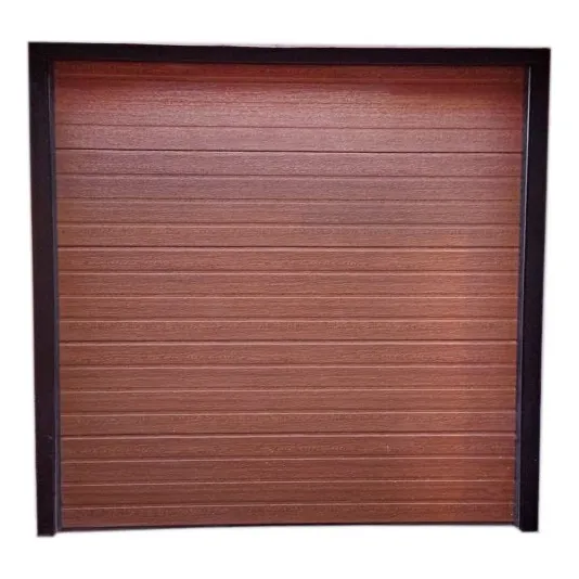 Portón Seccional  Simil Madera Calidad Rc Automático