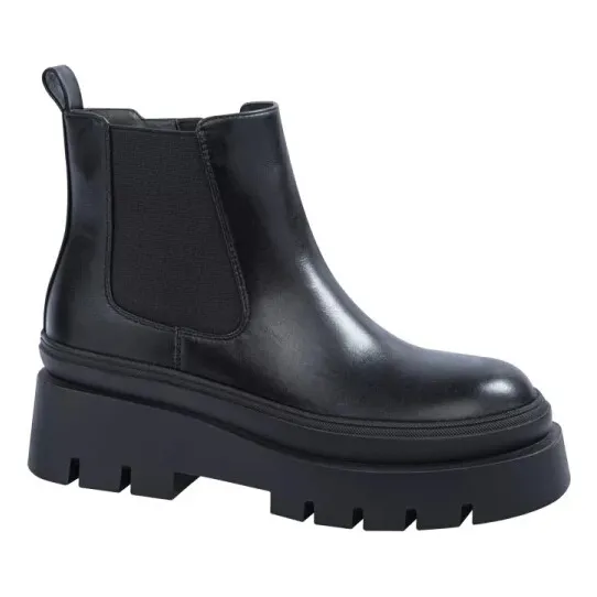 Bota Tipo Chelsea De Dama Goodyear 4061 Color Negro