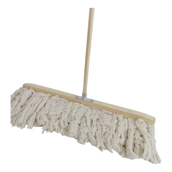 Mopa Lampazo Barredor Tabla Anden 100 Cm Pabilo Blanco