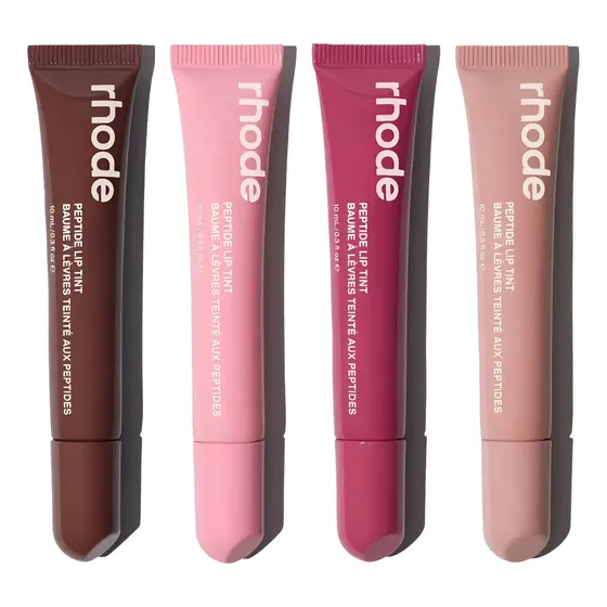 4pcs Bálsamo Labial Con Color Rhode Peptide Lip Tint Multicolored