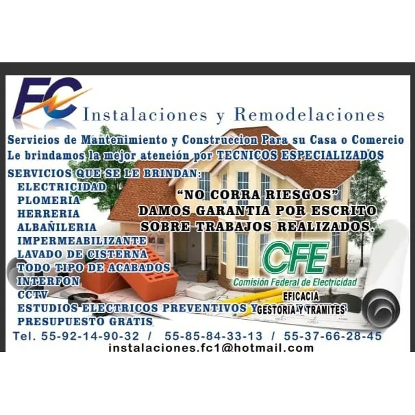 Servicios De Mantenimiento Remodelación Y Construcción 