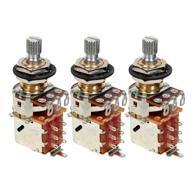 Paquete De 3 Potenciómetros Push-pull Bourns 250k