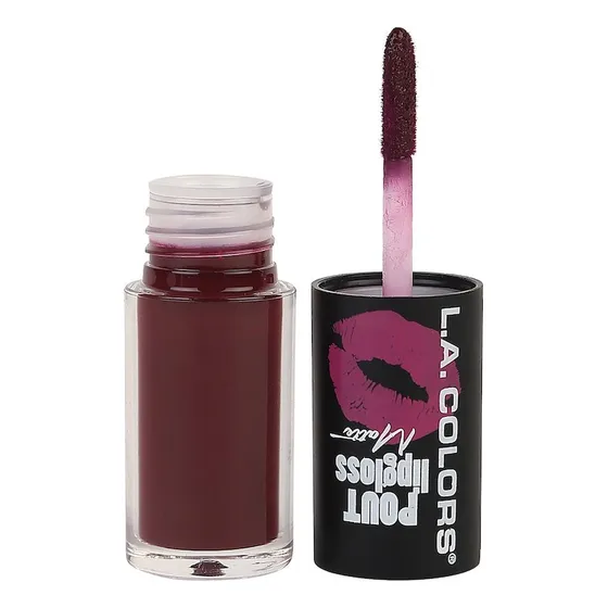 La Colors Pout Brillo Labial Mate- Assorted Kiss & Tell -