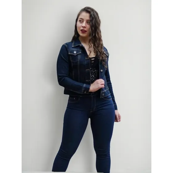Chaqueta Jean Hombre Y Mujer, Disponible En Todas Las Tallas