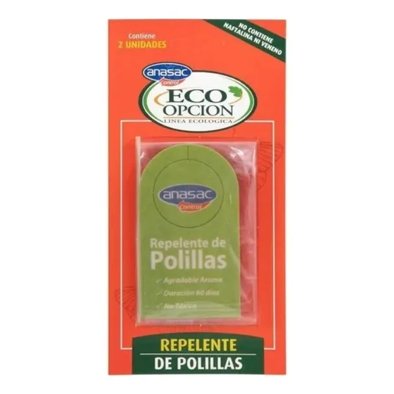 Repelente Para Polillas 2 Unidades Anasac