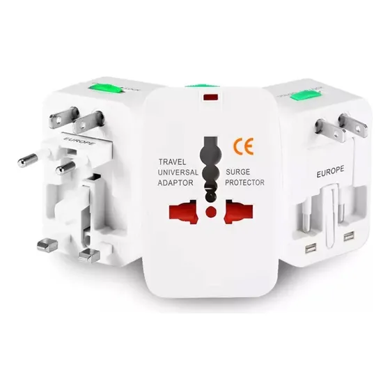 Adaptador Internacional Enchufe Universal 110v 220v Todo En1