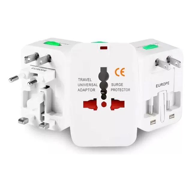 Adaptador Internacional Enchufe Universal 110v 220v Todo En1