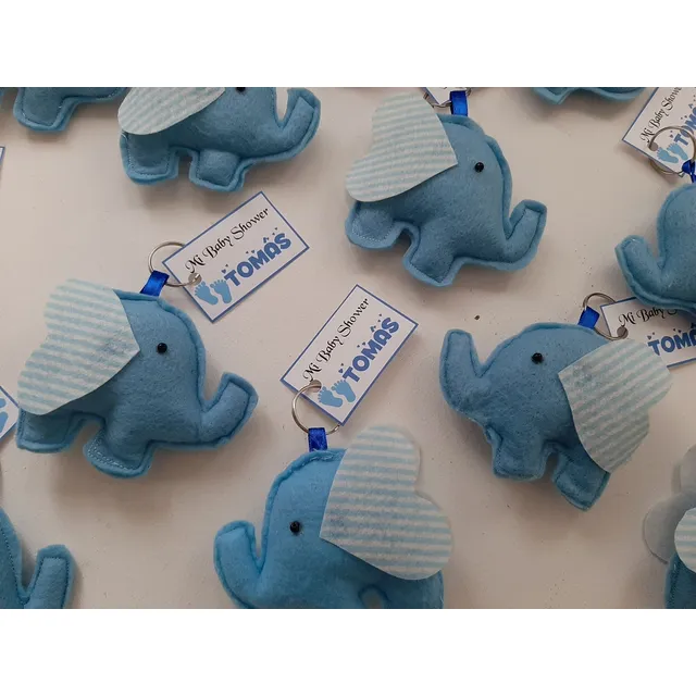 Souvenir Baby Shower, Nacimientos, Cumples - Elefantitos
