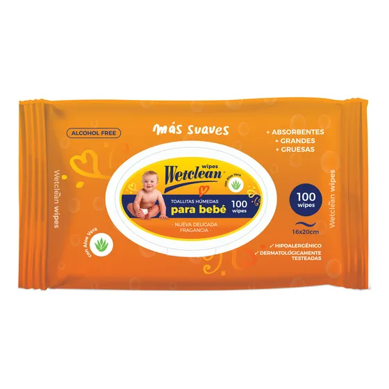 Toallitas Humedas Wetclean 100 Uni