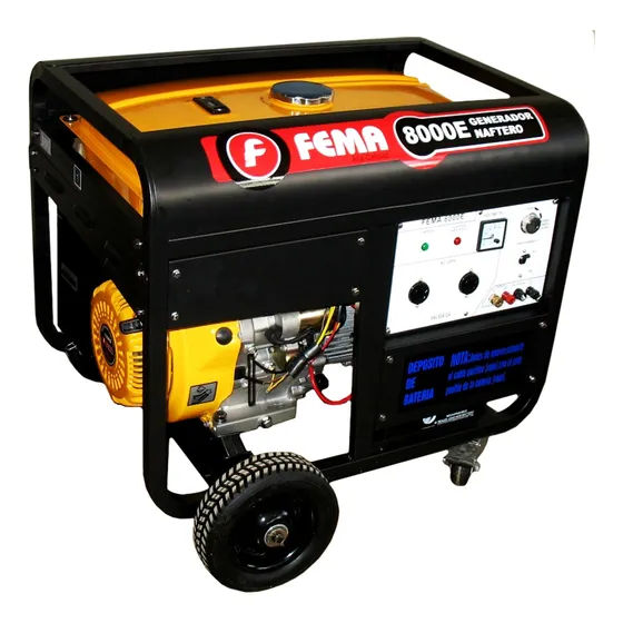 Generador Eléctrico Trifásico Fema 6500w 8kva 25lts 16 Hp
