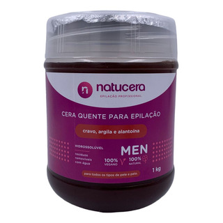 Cera Depilatória Hidrossolúvel Cravo 1kg Natucera Cera Depilatória Hidrossolúvel Cravo 1kg Natucera