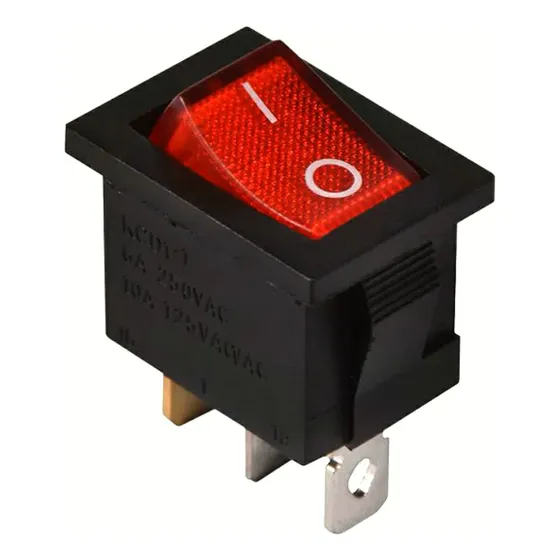 Interruptor Switch Kcd1-102 On-off Luz Led Roja 10a 2 Unids