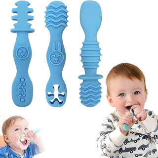 Cucharas Para Bebe De Silicon,juego De Cucharas Para Bebé Cucharas Para Bebe De Silicon,juego De Cucharas Para Bebé