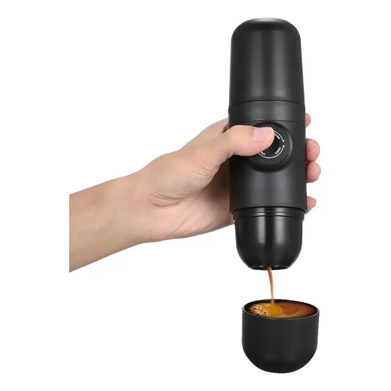 Máquina De Café Espresso Portátil De Accionamiento Manualw .