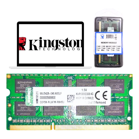 Memória 4gb P/ Macbook Pro A1278 2011 Kingston 1.5v