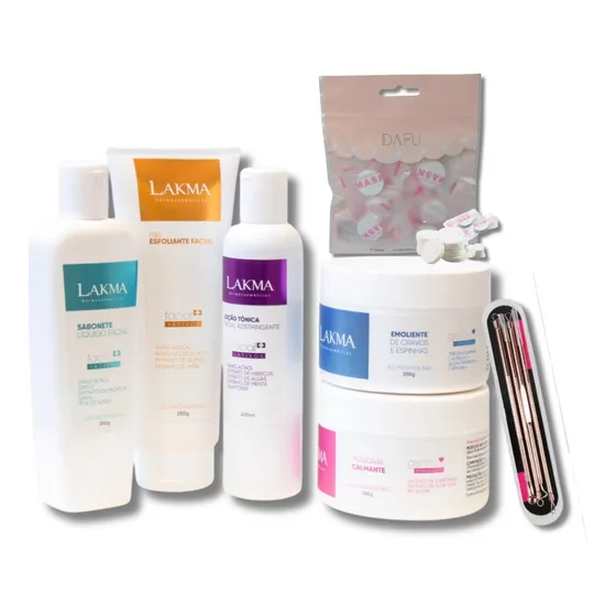 Kit Limpeza De Pele Profunda Completo Lakma