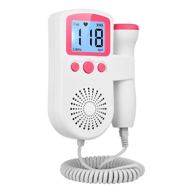 Monitor Batimentos Cardíacos Doppler Fetal Sonar Obstétrico