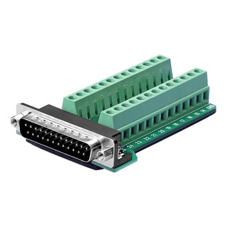 Adaptador Macho Db25-g D-sub Rs232 Terminal C/ Clemas Conect Adaptador Macho Db25-g D-sub Rs232 Terminal C/ Clemas Conect