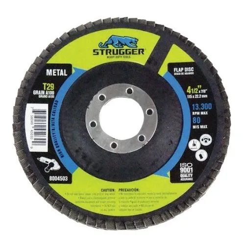 Disco Flap Mata Raya 4 1/2 Lija Grano 40 Strugger